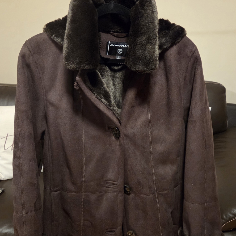Portmans Dark Brown Teddy Jacket